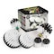 Drill Brush Power Scrubber By Useful Products 7 in W 5 in L Brush, White W-542OMS-2L-QC-DB - alternate 1